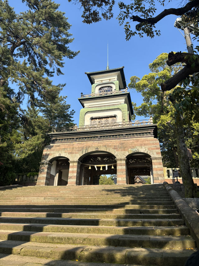 【石川県・金沢市】珍しいステンドグラスがある神社⛩️