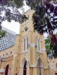 香港⛪️打卡坐落在中環市區的古英式教堂