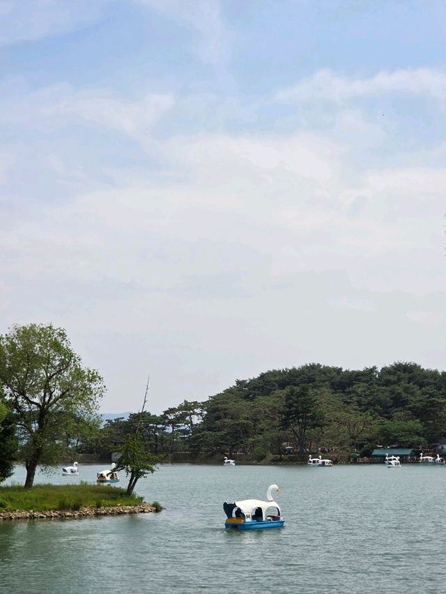 고요한 물결 따라 걷는 여유