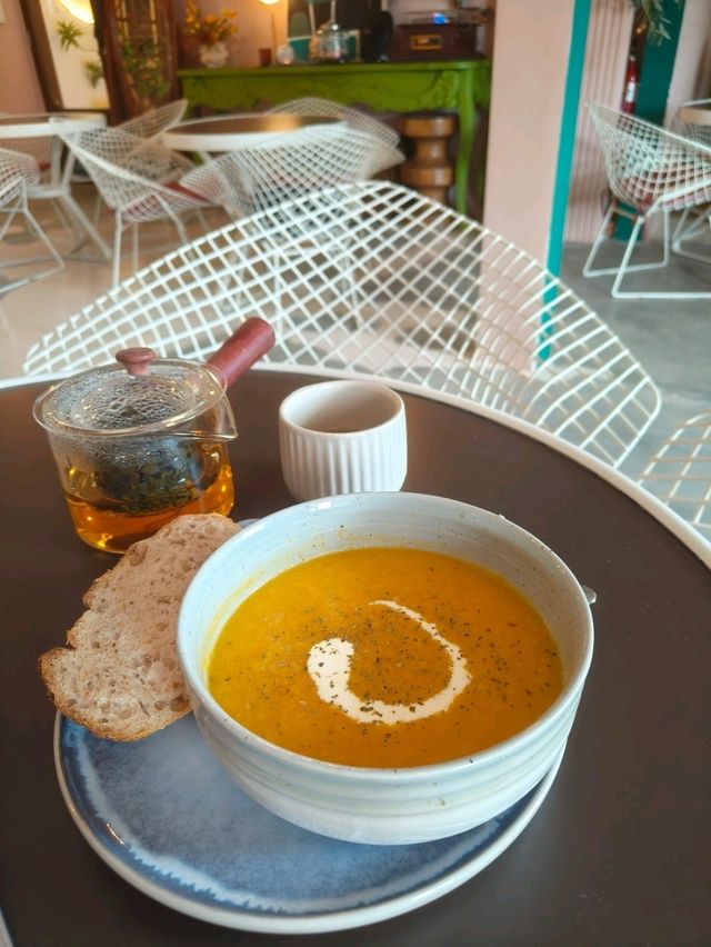 Pumpkin Soup Magic in a Cozy Corner