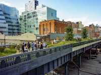 🌿紐約空中綠洲｜High Line Park 高線公園散步日記