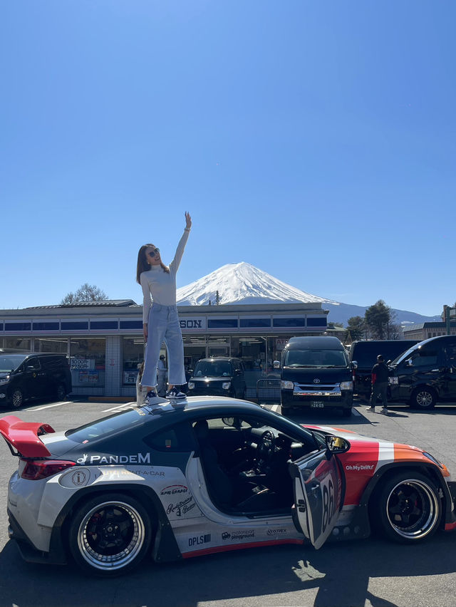 -河口湖Lawson 🗻全網唯一在車頂打卡🇯🇵
