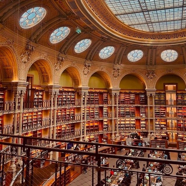 知の殿堂！フランス国立図書館の壮大な空間