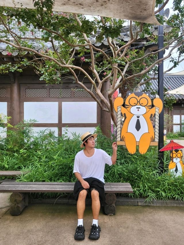 귀여운 포토존 가득한 전주한옥마을 오목대정원
