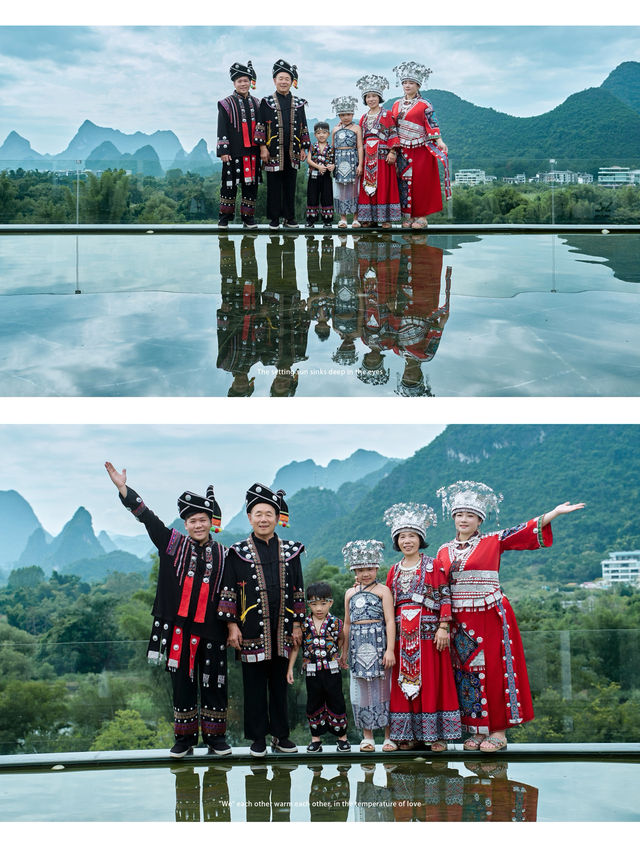 我們在陽朔遇龍河看山水 我們在陽朔遇龍河看山水