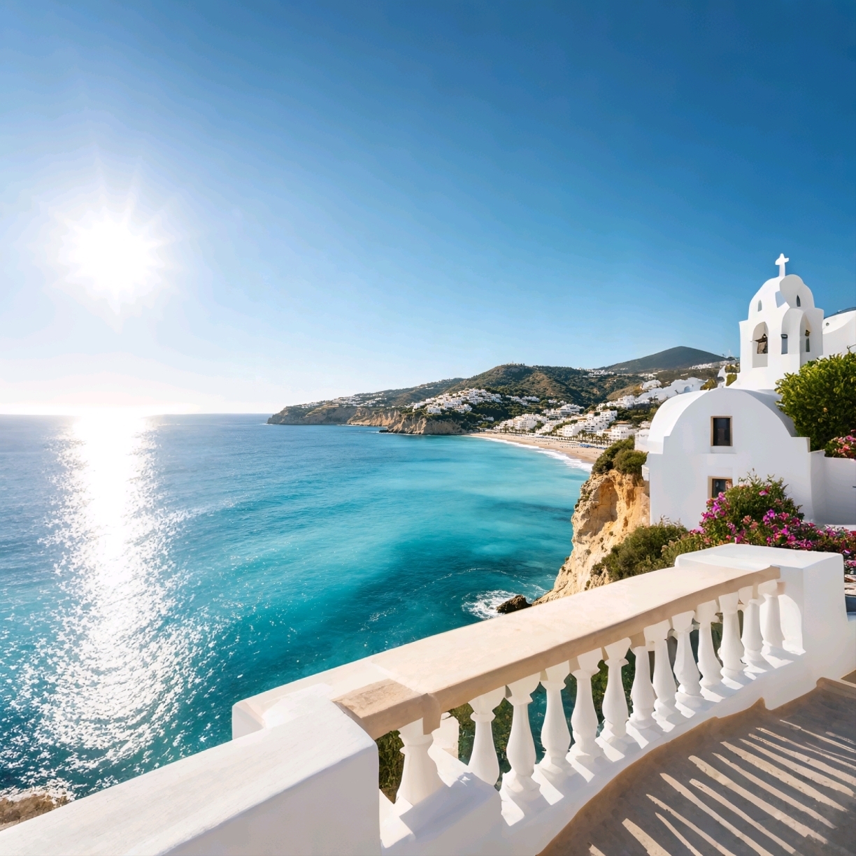 🇪🇸Tây Ban Nha | Nerja: Một thị trấn trắng xóa bên vách đá, một thiên đường Địa Trung Hải bí mật🌊