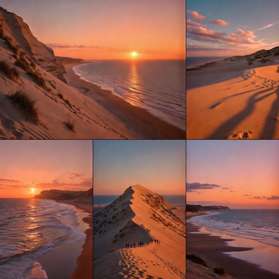 Golden Sand and an Atlantic Sunset