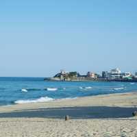 Vibe away on this lovely Korean beach