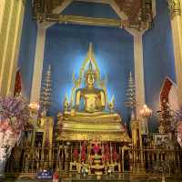visiting The Marble Temple in Bangkok