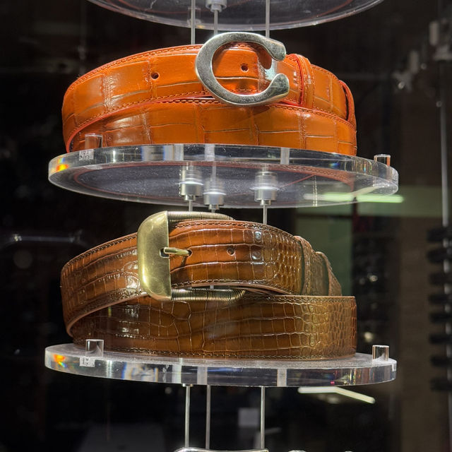 Quirky belts in every colour