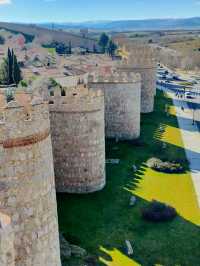 the medieval walls of Avila Spain 