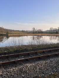 Alongside the railway 