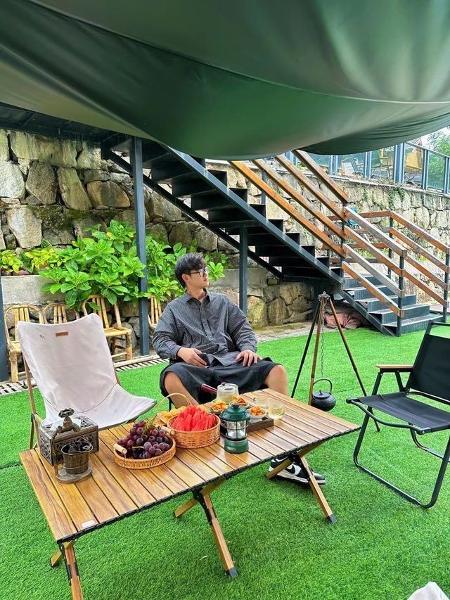 不擁擠的國慶假期｜愜意的小院，泡溫泉賞山野