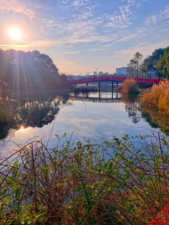 Meilan Lake, a beautiful place in North Shanghai