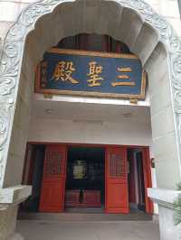 上海金山東林寺丨千佛門、觀音像、善財童子丨五佛冠