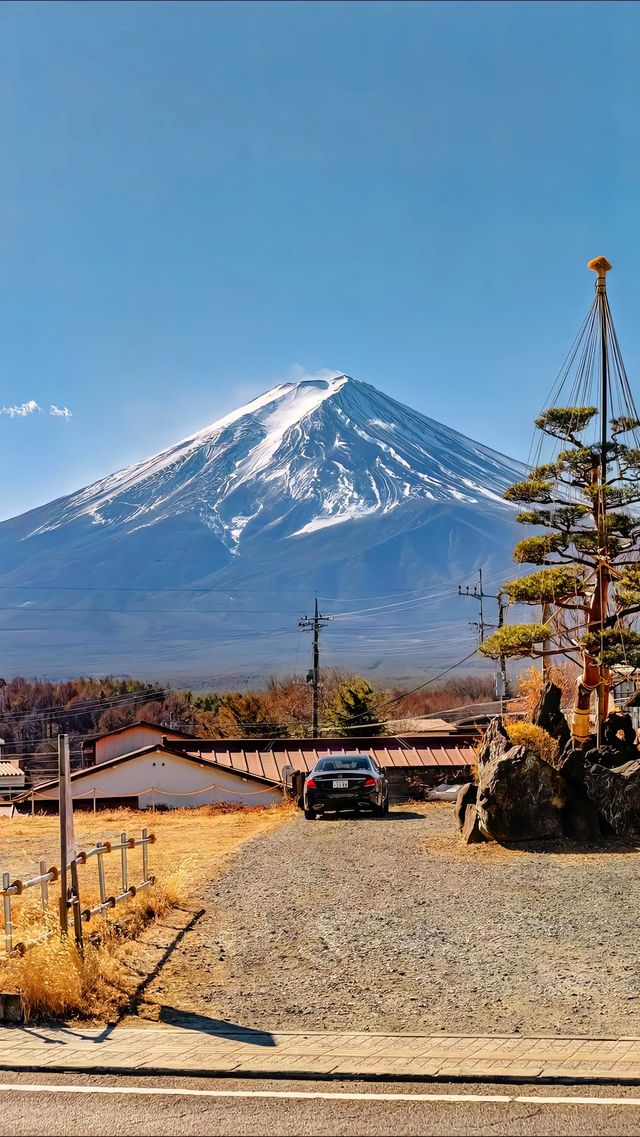 要近距離欣賞富士山！