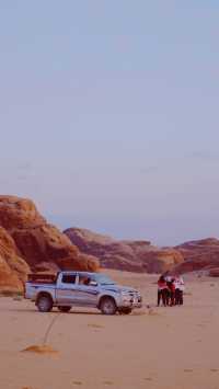 約旦｜在沙漠中開著我的Toyota追著日落
