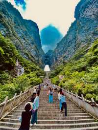Majestic Views from Tianmen Mountain, a Nature's Masterpiece 