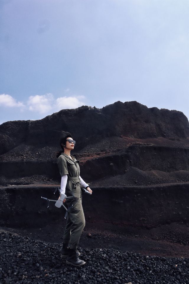是的，我發現了一座火山