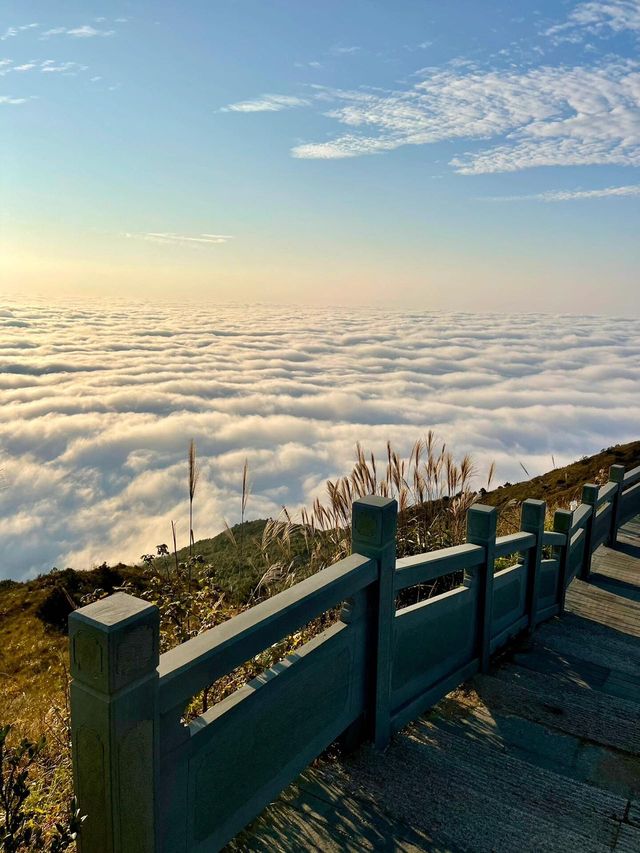 福安白雲山徒步20分鐘看日出雲海。 福安白雲山徒步20分鐘看日出雲海。