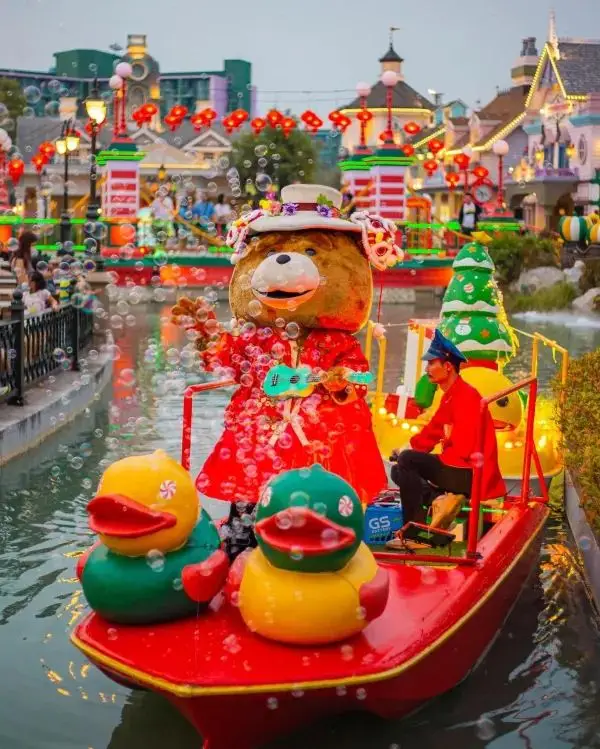 在曼谷的 Chocolate Ville 感受節慶氛圍