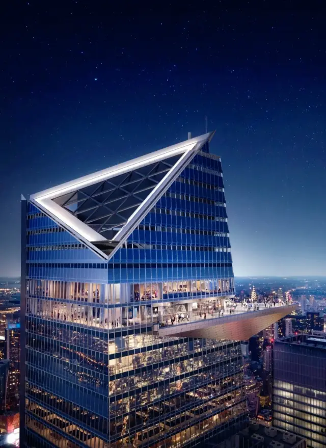 New York Skyline Under the Starry Sky - Dreamy Floating Platform Revealed