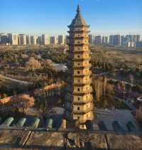 太原雙塔寺，歷史感撲面而來