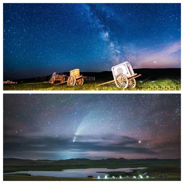 在呼倫貝爾，躺著就能看浩瀚星空！