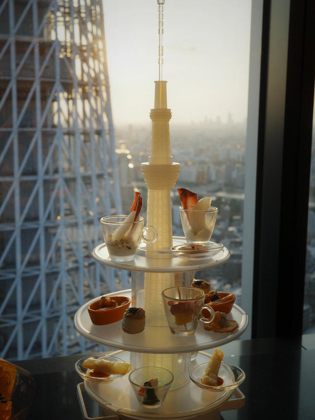 東京浪漫紀念日餐廳✨天空 LOUNGE TOP of TREE
