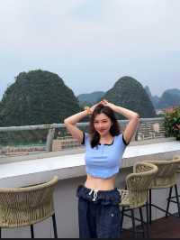 喺桂林市中心瞓住睇山水