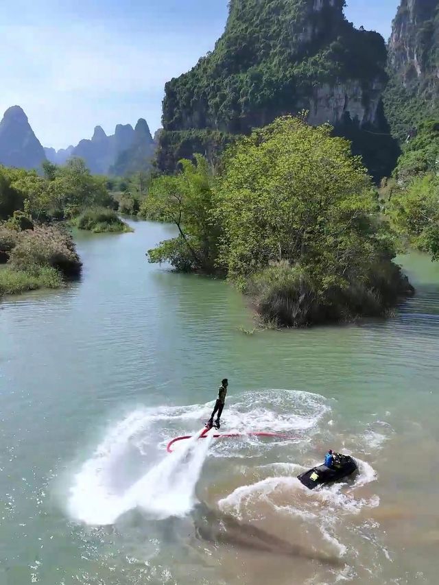 崇左明仕田園：山水畫卷裡的清涼水天堂