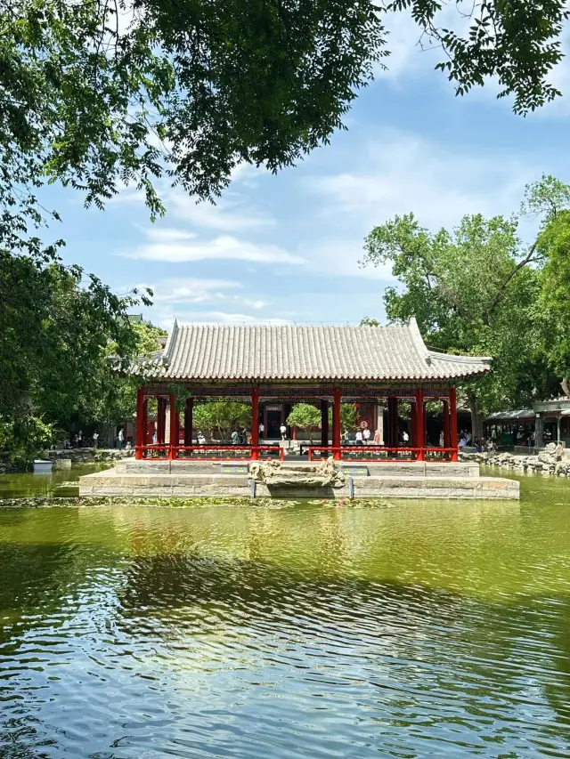 ความงดงามในฤดูร้อนของพระราชวังเกิงหวัง