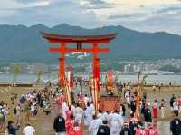 最靚嘅鳥居同嚴島神社管弦祭神儀式