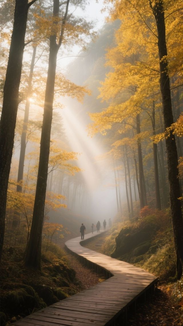 中國紅葉第一山，四川光霧山旅遊攻略
