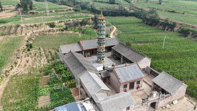 山西陽城陽陵村壽聖寺及琉璃塔