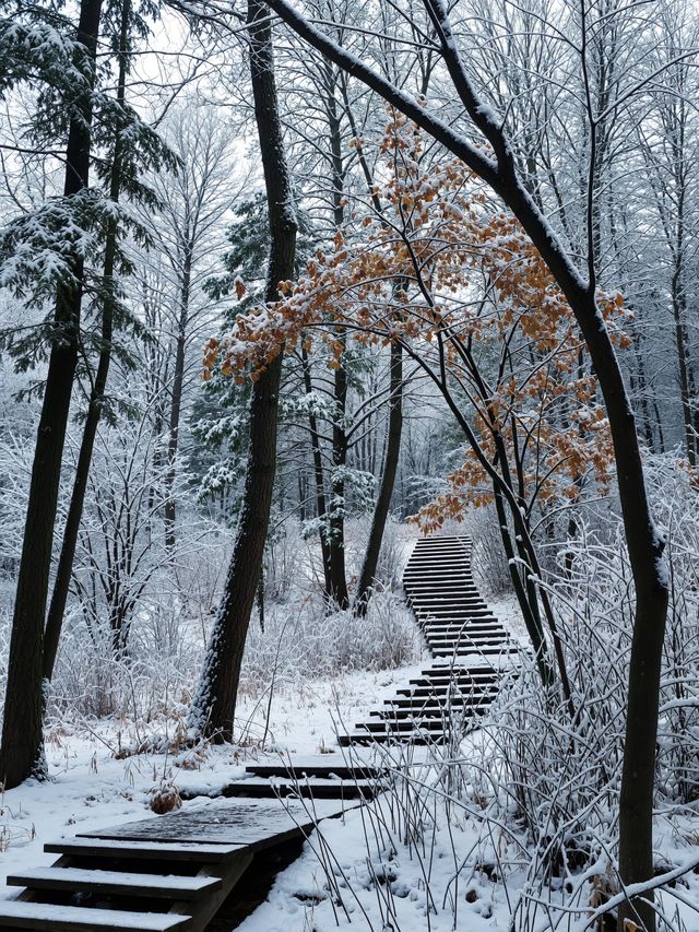 嵩山雪景