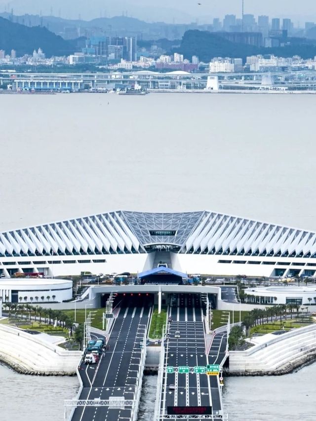 登島啦！深中通道西人工島10月25日，海上大國工程等你來打卡