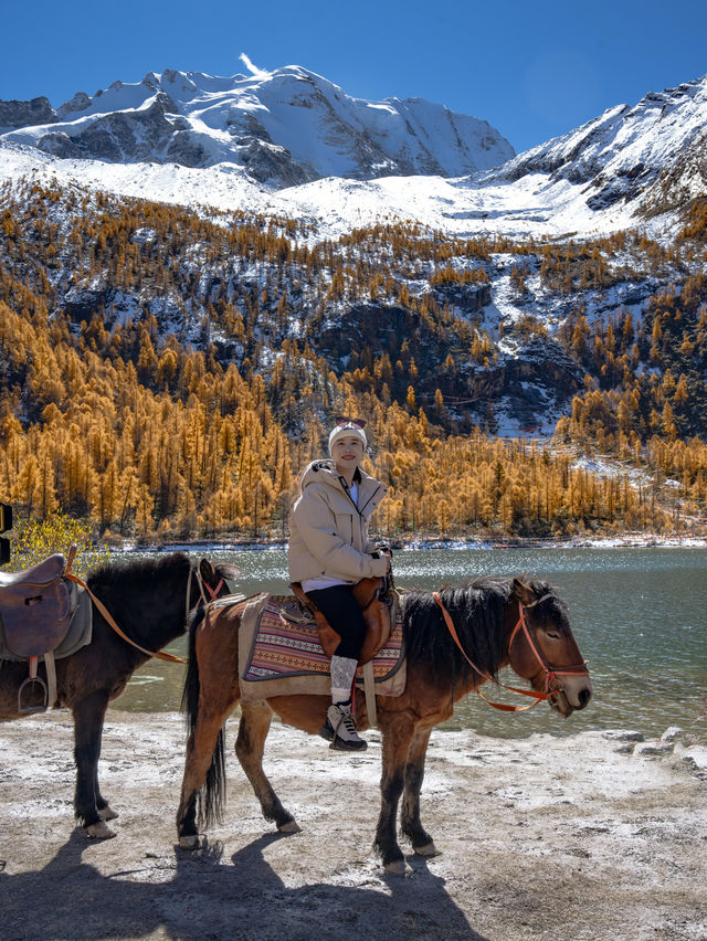 在川西，拍到了我的人生照片～