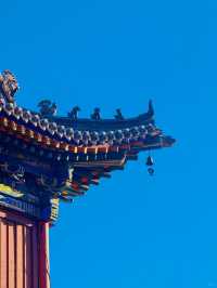 五台山淡季晚霞與1080級台階的挑戰