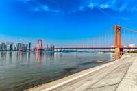 武漢鸚鵡洲長江大橋也太出片了吧！長江上的絕美風景線