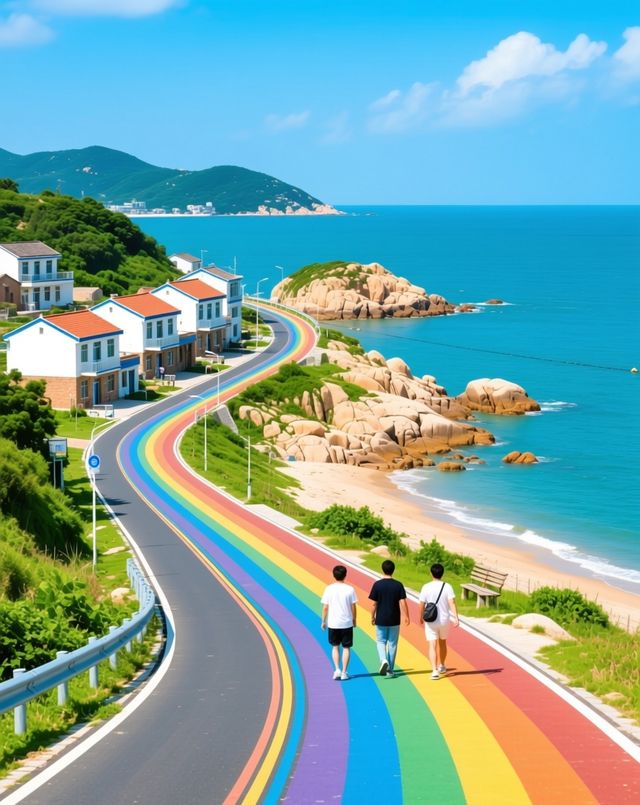 七彩漁村童話世界｜中國的“五漁村”、“彩虹村”｜“彩色王國”