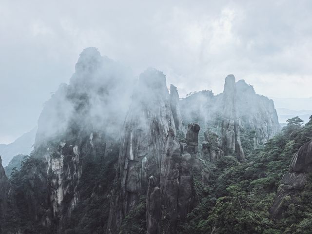 霧中三清水墨禪意原來古人的山水畫寫意亦寫實