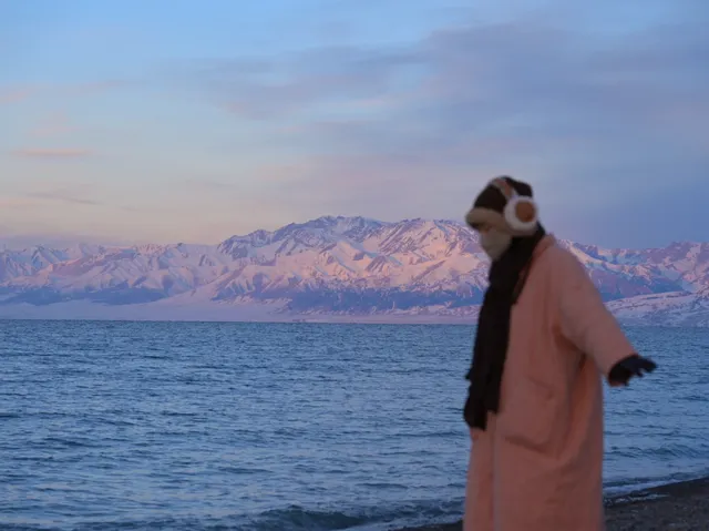 賽里木湖粉調彩霞時刻及拍攝位置