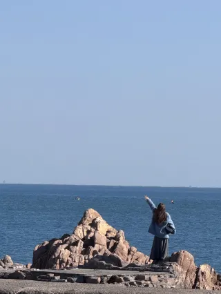 If you come to Qingdao, you definitely can't miss this sea walk route! Original photo