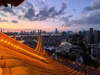 武漢夜遊黃鶴樓親測燈光秀美翻啦！