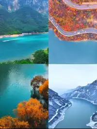 子房湖泛舟!闖入秋日的碧水彩林畫卷