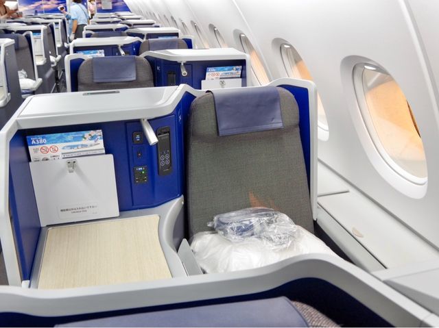 【NH】成田→ホノルル A380ビジネスクラス①✈️