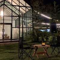 ร้านนั่งชิลสไตล์แคมป์ปิ้งในย่านศรีนครินทร์ 🥂⛺️