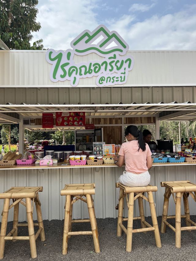 สวนดอกไม้เปิดใหม่ @ไร่คุณอารียา กระบี่