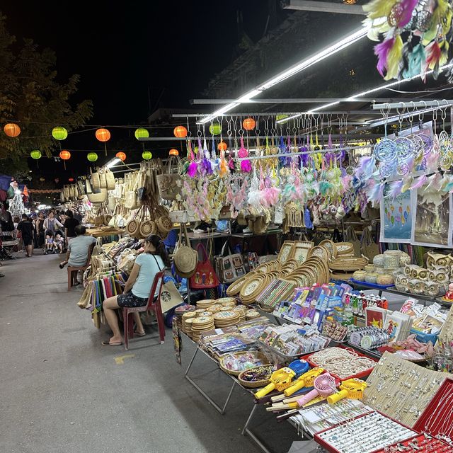 Colourful night market in HoiAn 